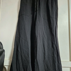 마뜰리에 마졸리 검정 린넨 혼방 바지