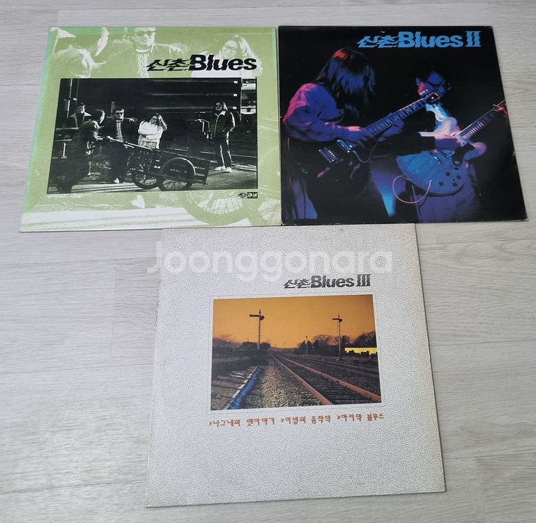 신촌블루스 1-3집 LP--0