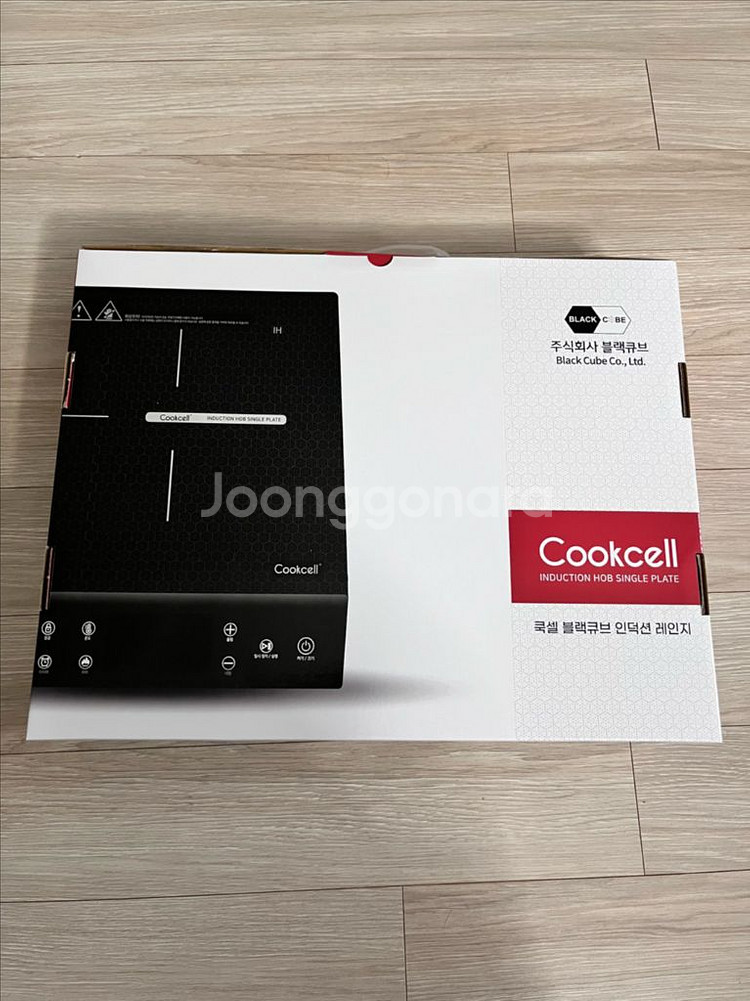 [미개봉] 쿡셀 블랙큐브 인덕션 레인지 1구--0