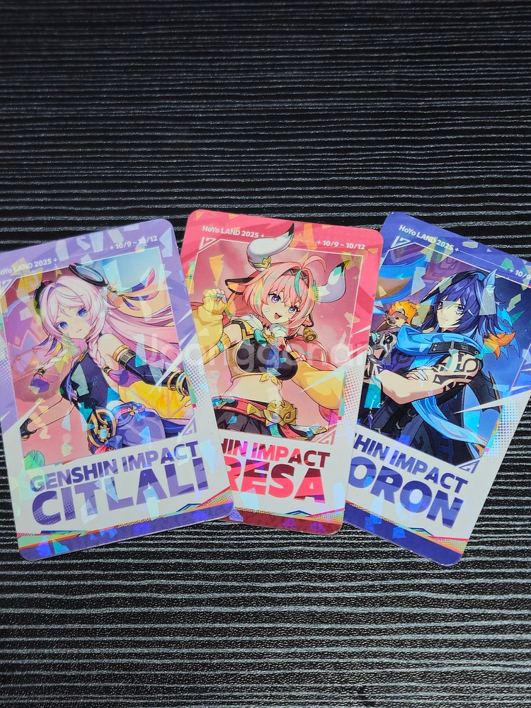 원신 호요랜드2025 부스 포토카드 시틀라리 바레사--0