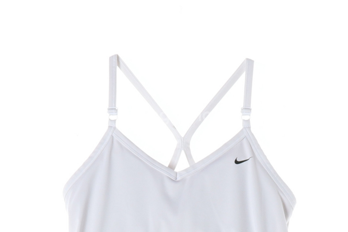 [XL]나이키 드라이핏 화이트 엑스백 크롭 나시 브라탑--1