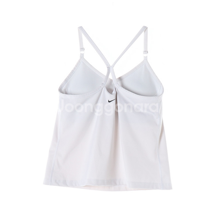 [XL]나이키 드라이핏 화이트 엑스백 크롭 나시 브라탑--3