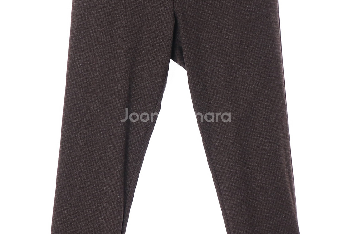 [M]자라 W31 브라운 잔체크 슬랙스 팬츠 바지--2