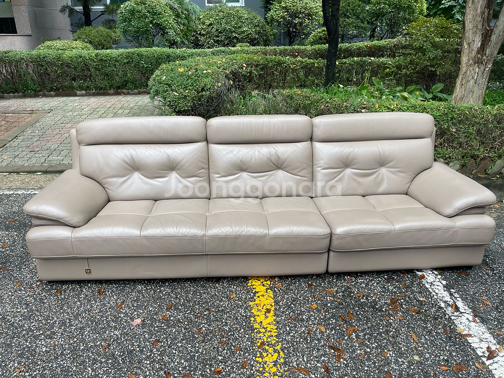 무료배송 - 다우닝 4인 가죽소파--0