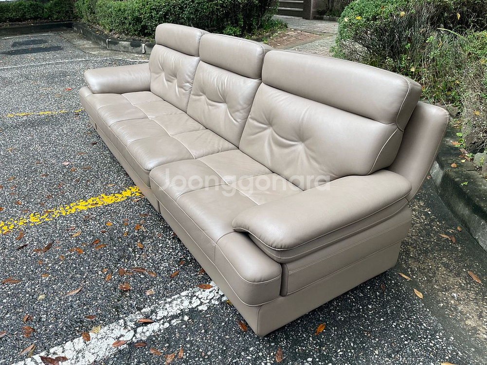 무료배송 - 다우닝 4인 가죽소파--2