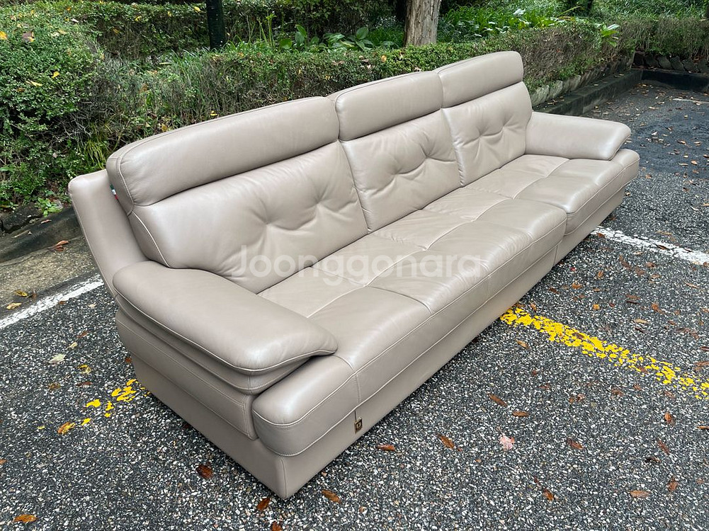 무료배송 - 다우닝 4인 가죽소파--1