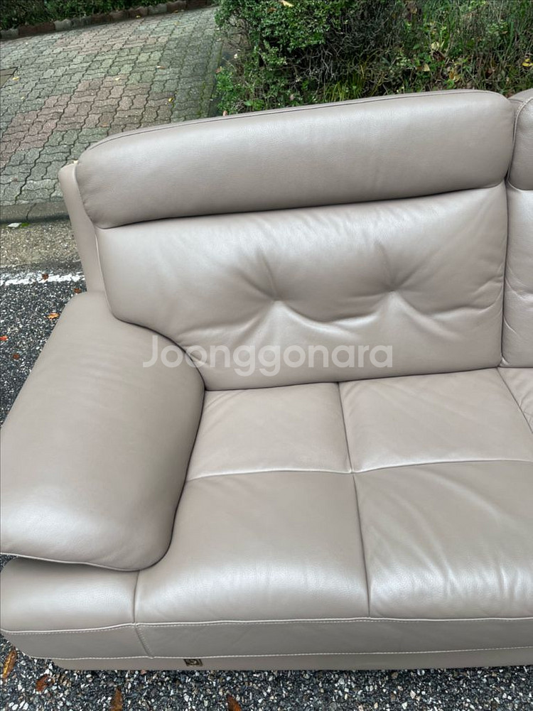 무료배송 - 다우닝 4인 가죽소파--4