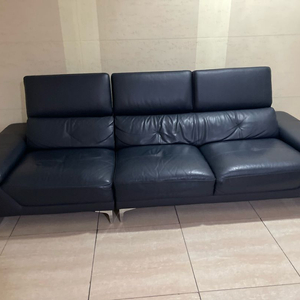 무료배송 - BONIE 4인 천연가죽 소파