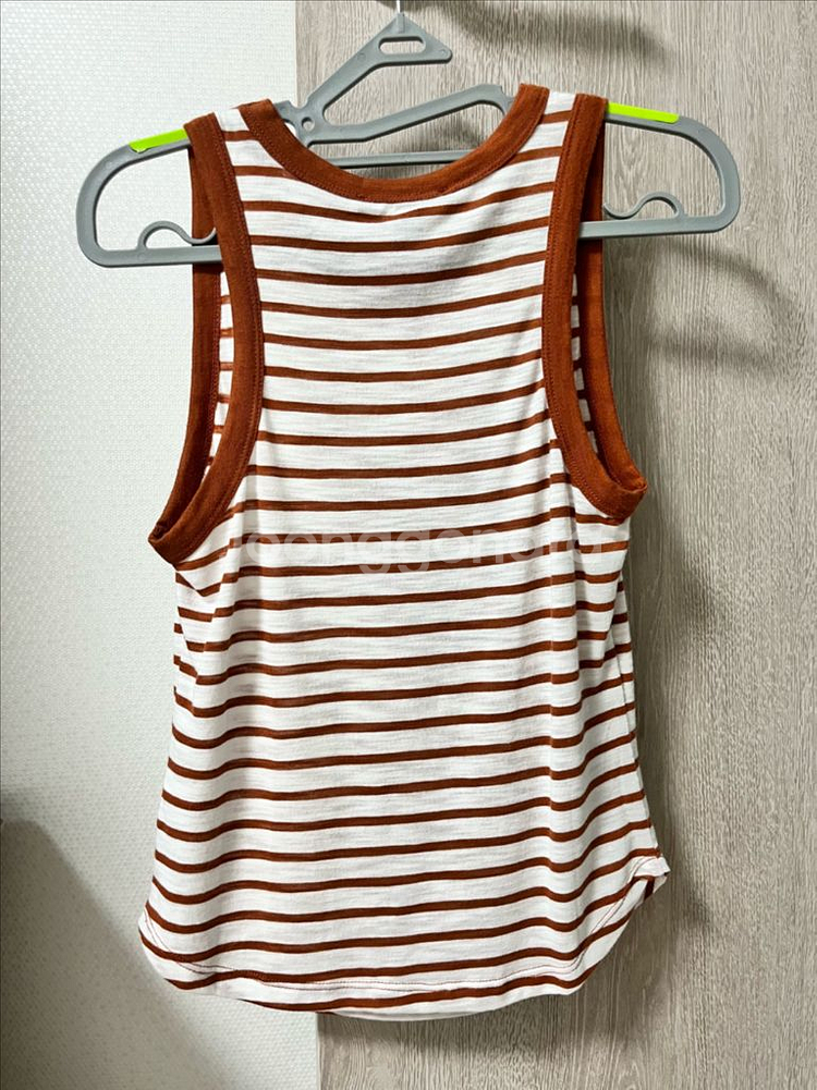 [S] 포에버21 스트라이프 민소매--1