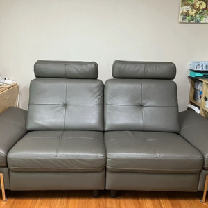 무료배송 - 새것같은 한샘 마스트로또 3인 가죽소파