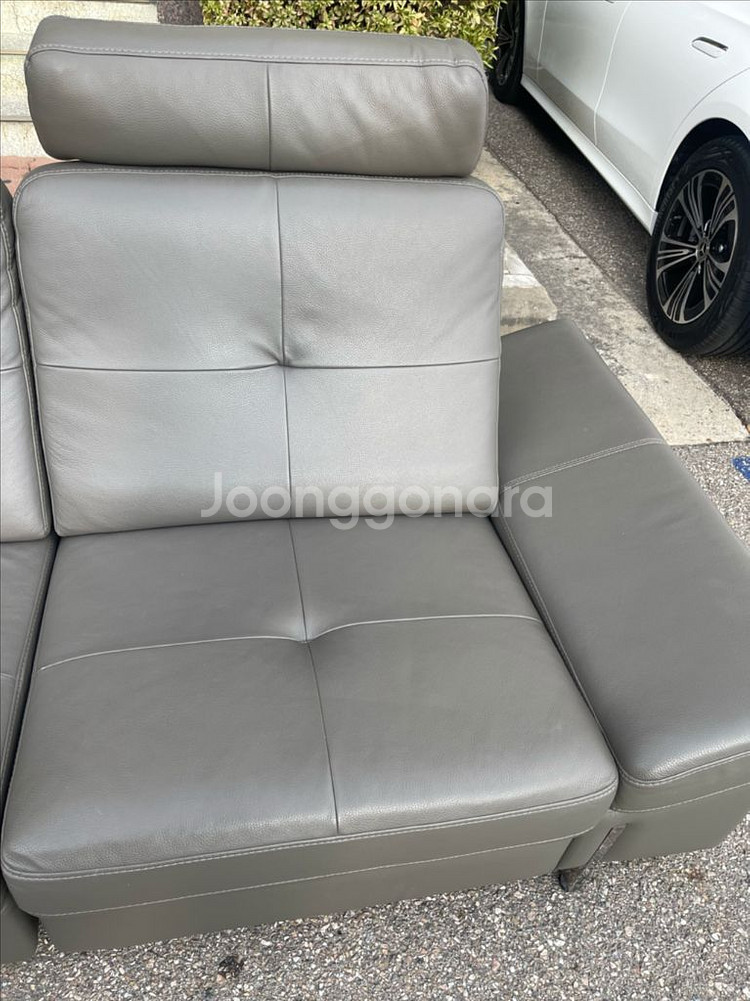 무료배송 - 새것같은 한샘 마스트로또 3인 가죽소파--6