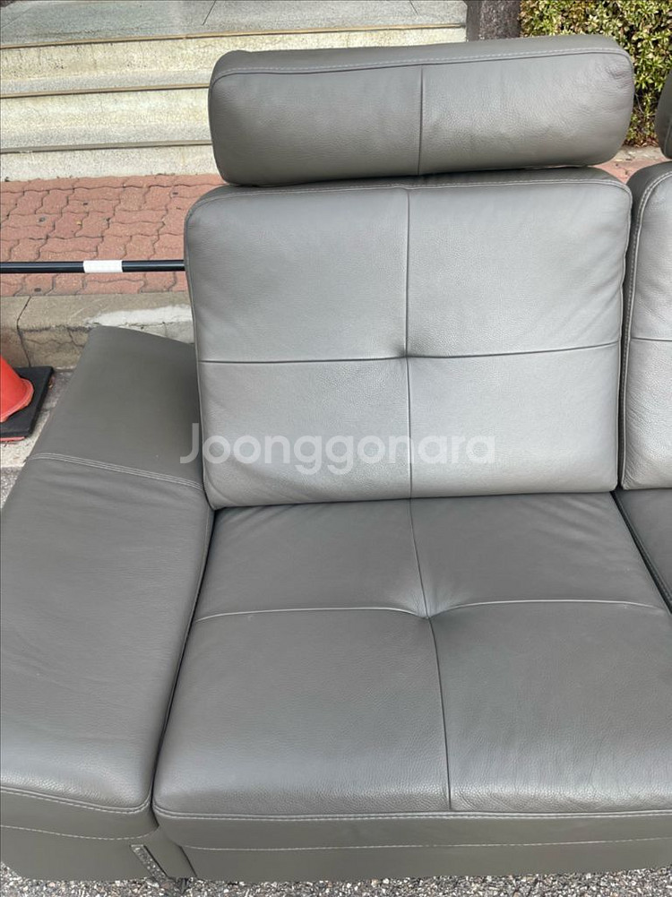 무료배송 - 새것같은 한샘 마스트로또 3인 가죽소파--5