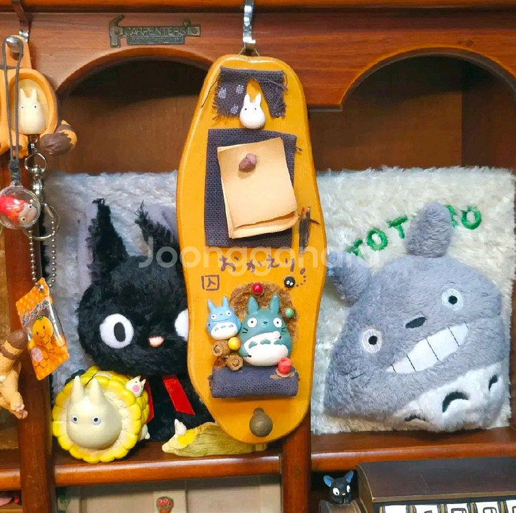 [일본정품] 고전 레어 지브리 토토로 벽걸이--0