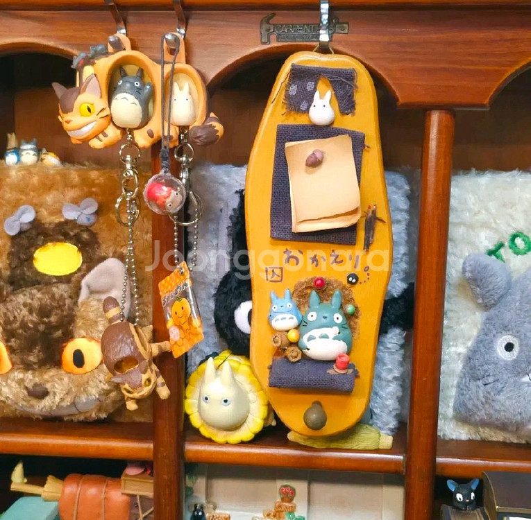 [일본정품] 고전 레어 지브리 토토로 벽걸이--3