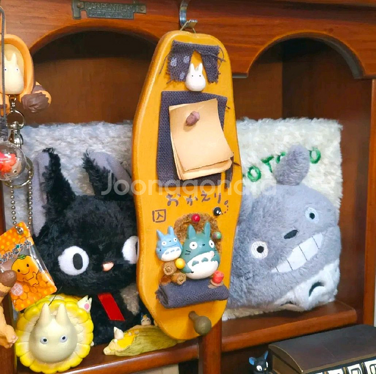 [일본정품] 고전 레어 지브리 토토로 벽걸이--1