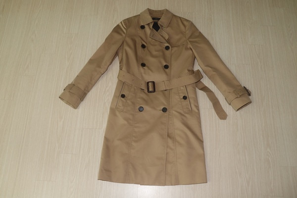 (55)헤지스/베이지 트랜치코트--2