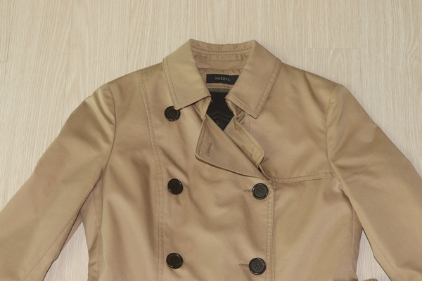 (55)헤지스/베이지 트랜치코트--3