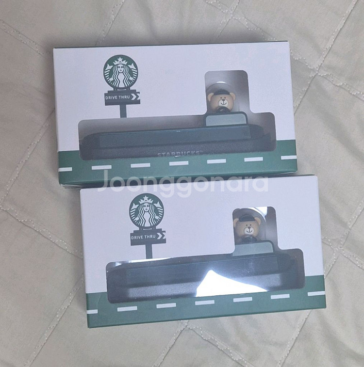 스벅 베어리스타 주차번호판--0