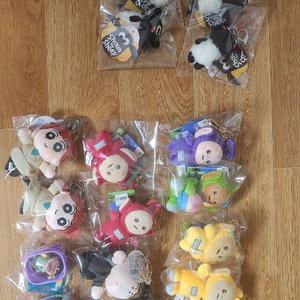 인형키링 맹구,짱구,유리,와니야마상,숀더쉽,텔레토비