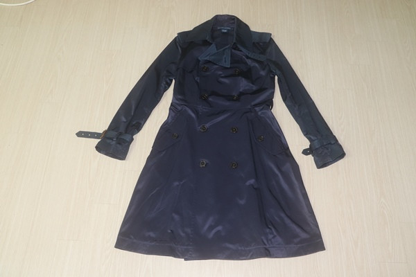 (55)폴로/네이비 트랜치코트--2