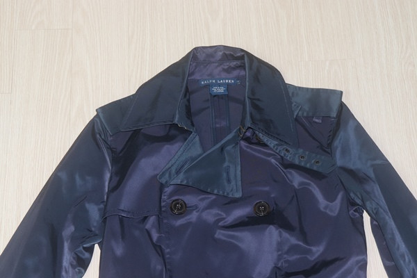 (55)폴로/네이비 트랜치코트--4