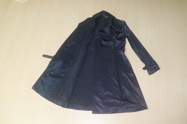 (55)폴로/네이비 트랜치코트--5