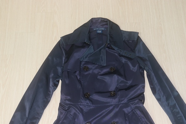 (55)폴로/네이비 트랜치코트--3