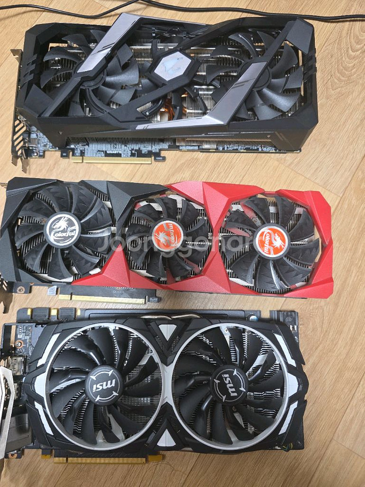 고장난 그래픽 카드 묻따로 판매합니다(내용은첨부했습니다--5