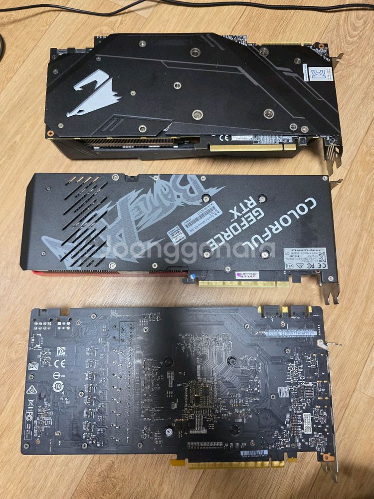 고장난 그래픽 카드 묻따로 판매합니다(내용은첨부했습니다--6