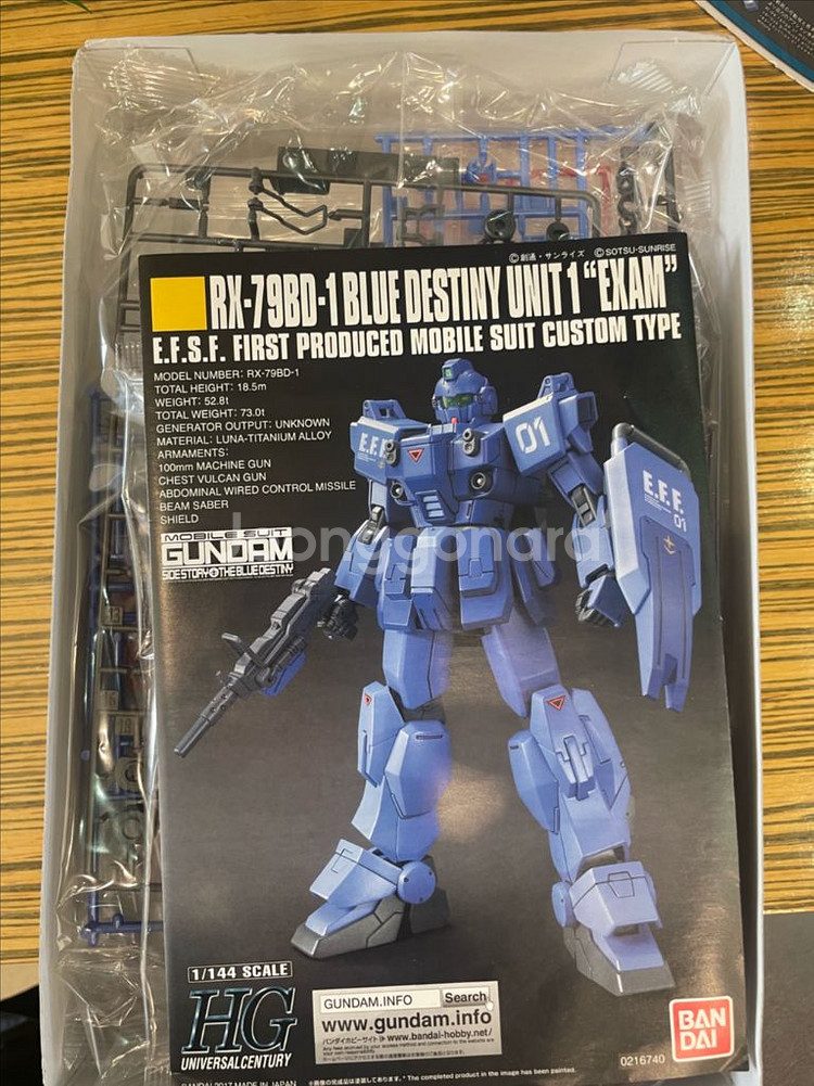 건베한정 HG 블루데스티니 1호기 EXAM 메탈릭글로스--1