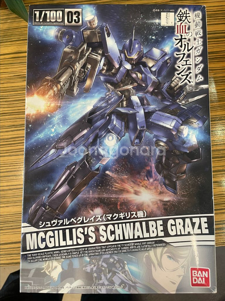 무등급 1/100 슈발베 그레이즈 맥길리스 전용기--0