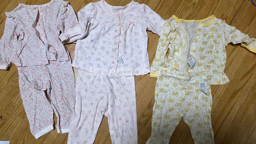 타티네쇼콜라 상하복 블루독 레깅스 등 아기 상하복 5벌--4