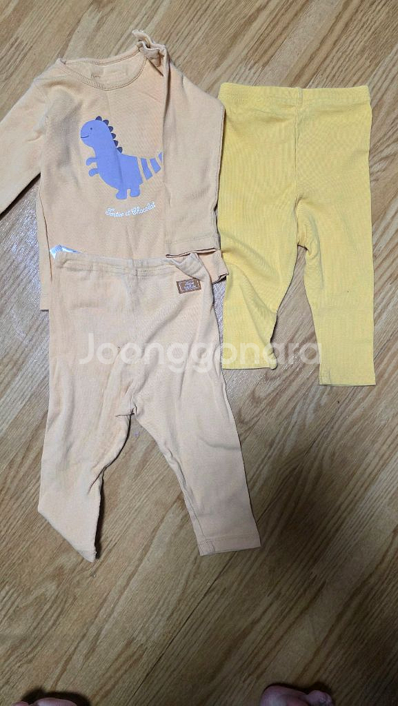 타티네쇼콜라 상하복 블루독 레깅스 등 아기 상하복 5벌--0