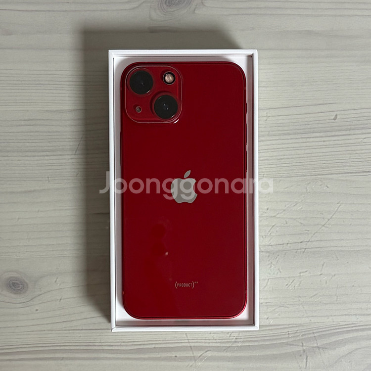 아이폰 13미니 레드 256GB--0