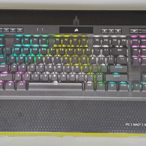 커세어 k70 rgb tkl 스피드 은축 키보드