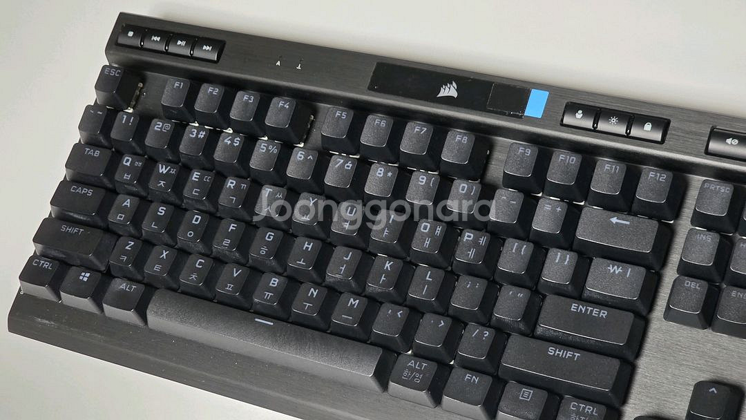 커세어 k70 rgb tkl 스피드 은축 키보드--2