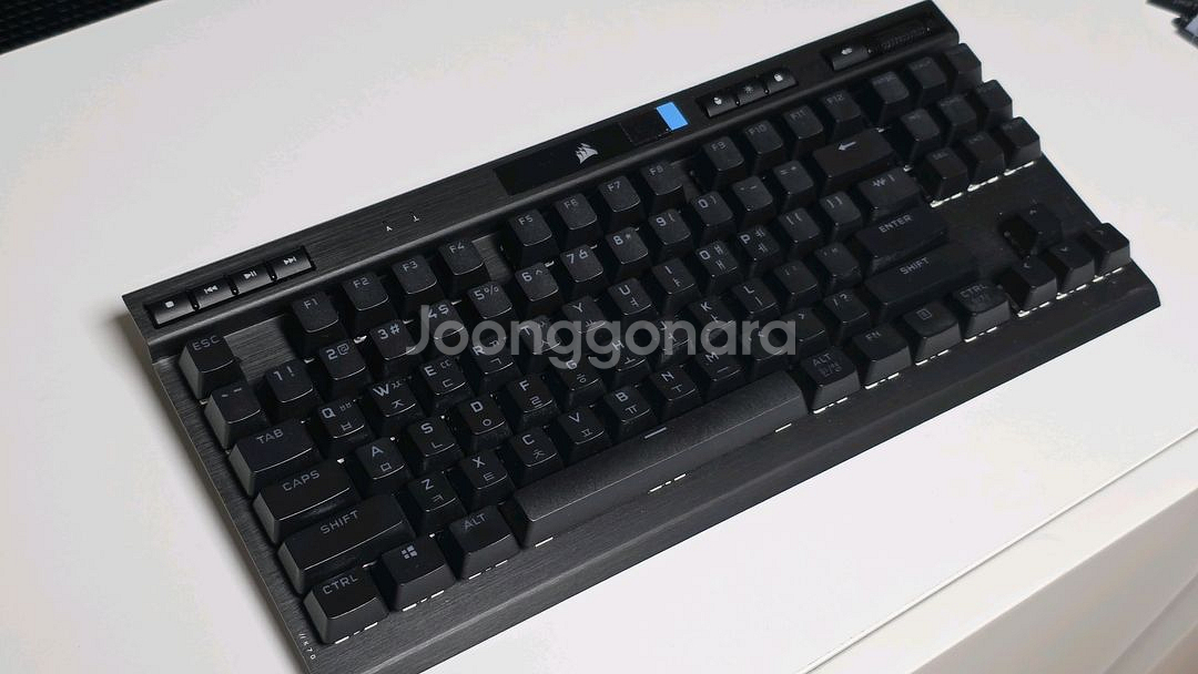 커세어 k70 rgb tkl 스피드 은축 키보드--3
