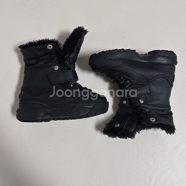 (거의 새제품) 휠라 키즈 방한 부츠--1