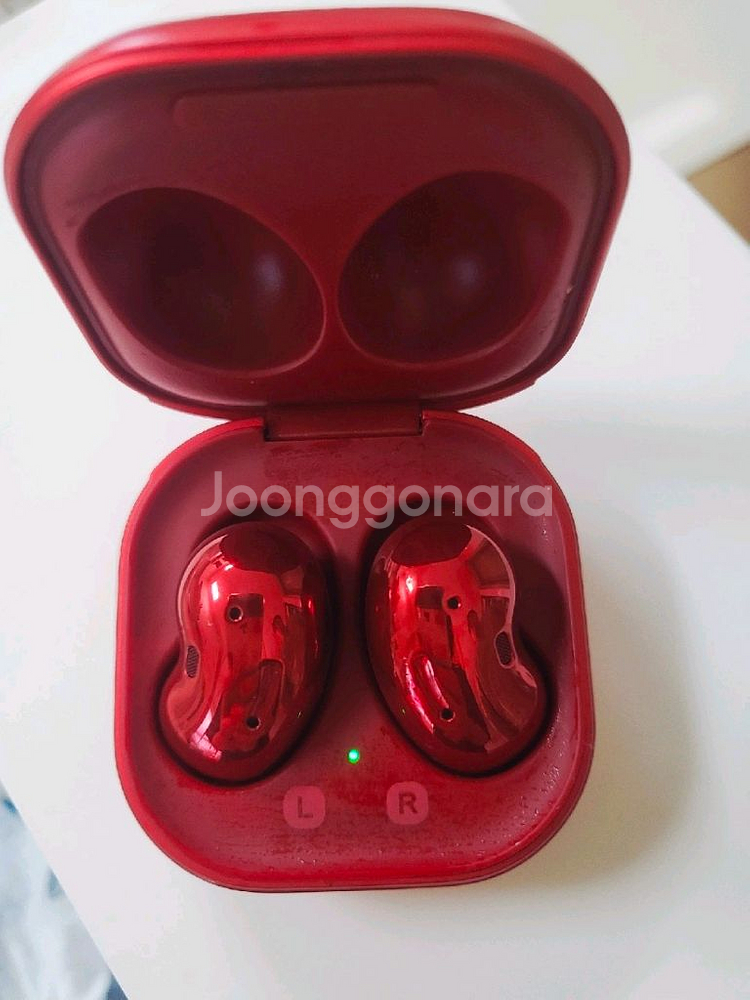 삼성 갤럭시 버즈 라이브 레드--1