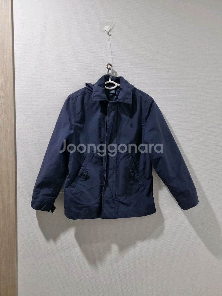 폴로 랄프로렌 키즈 네이비 후드 자켓--0