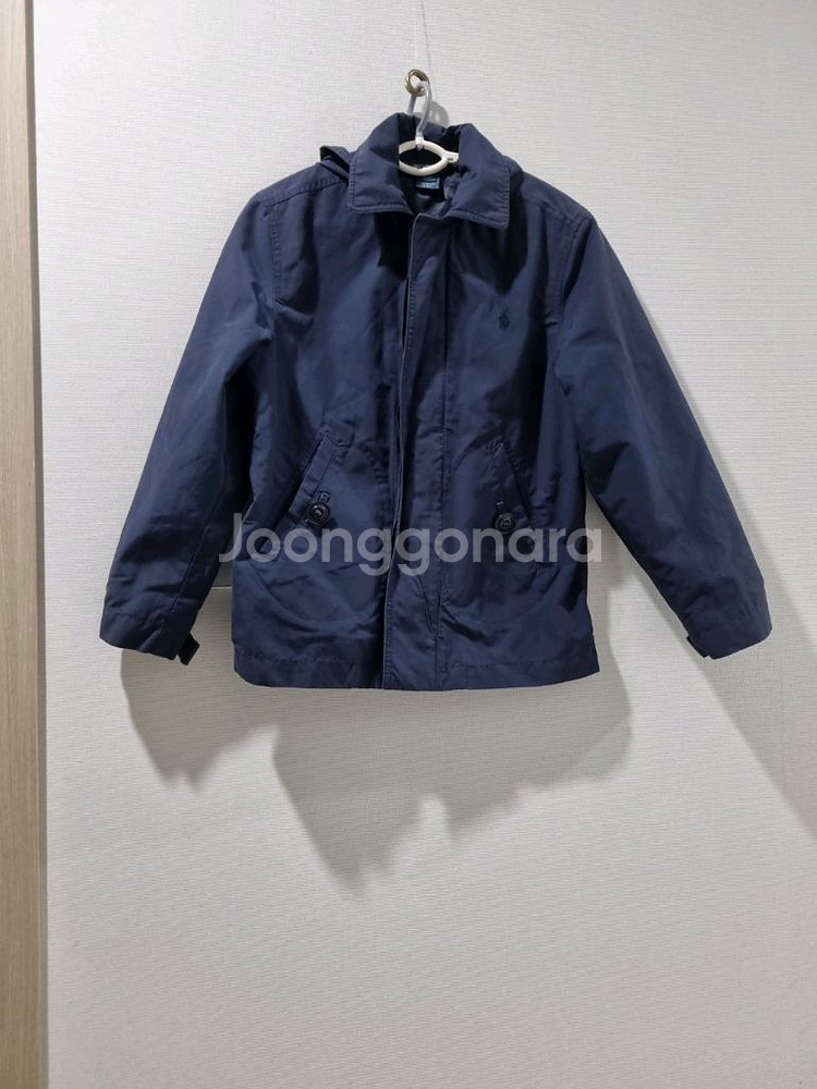 폴로 랄프로렌 키즈 네이비 후드 자켓--2