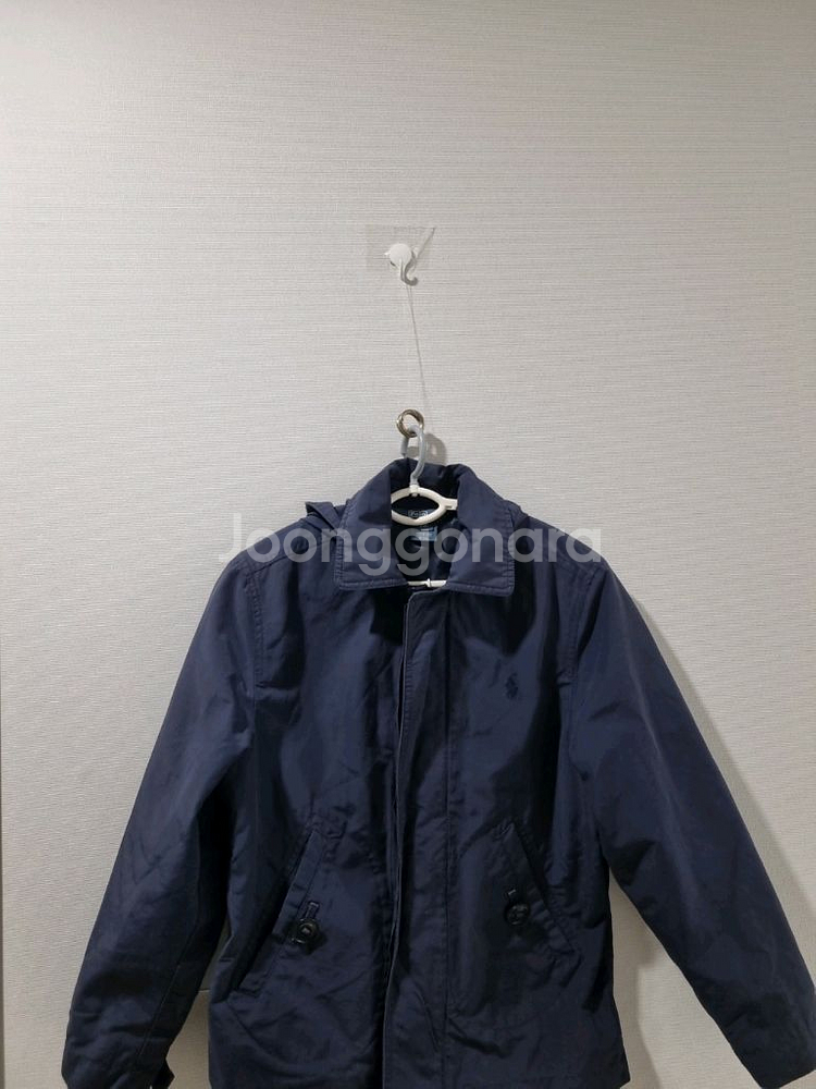 폴로 랄프로렌 키즈 네이비 후드 자켓--1