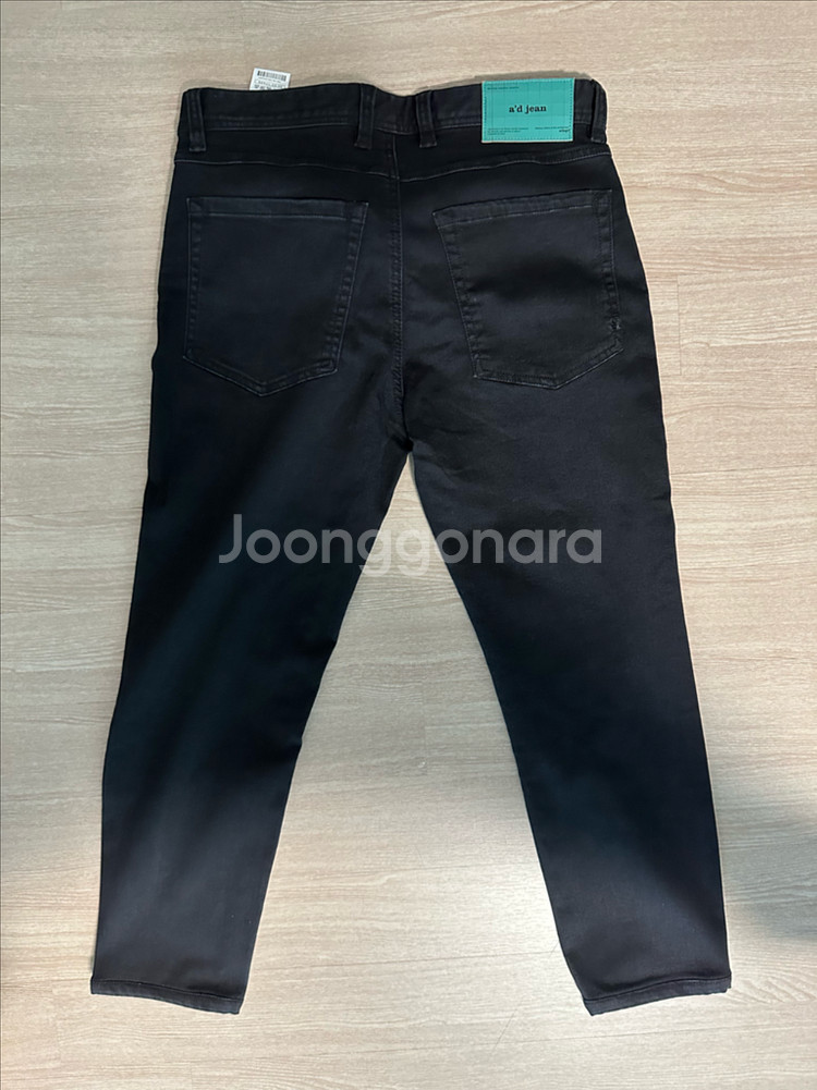 알레그리 블랙 슬림핏 데님 팬츠 23fw--2