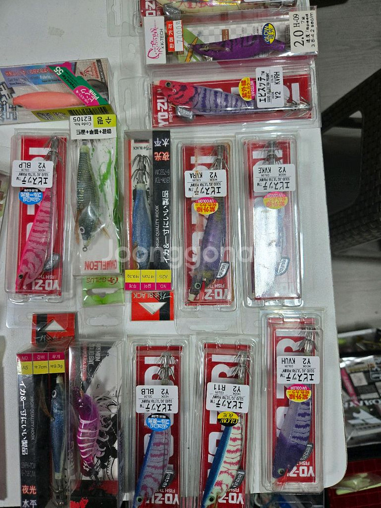 쭈꾸미 갑오징어 고급 낚시 에기 요즈리등--3