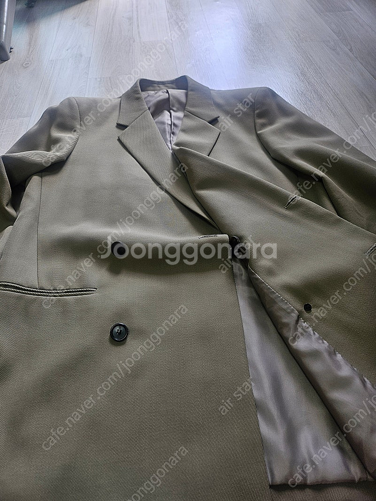 솔리드옴므 트윌 울 더블 자켓/블레이저--2