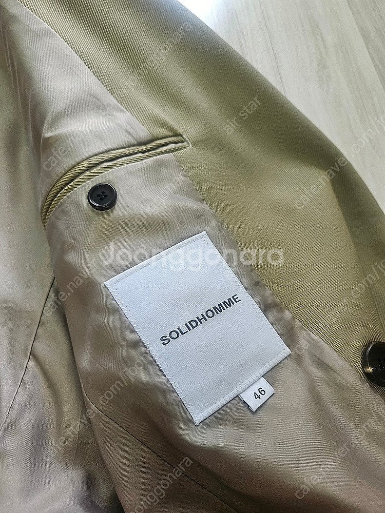 솔리드옴므 트윌 울 더블 자켓/블레이저--3