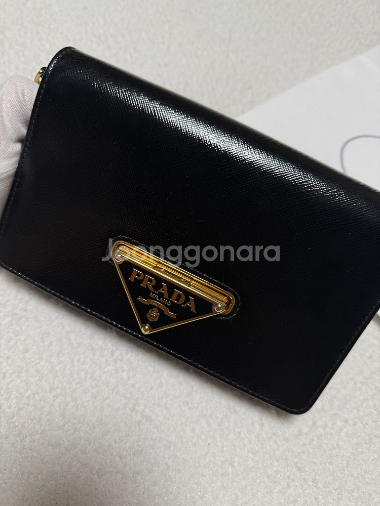 급) 프라다 체인 미니백--1