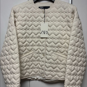 [미사용]ZARA 자라 여성 하트 패딩 자켓