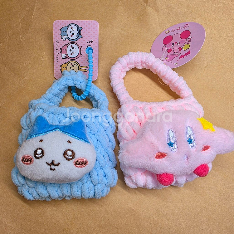 치이카와 하치와레 커비에어팟 파우치 주머니 새상품.--0