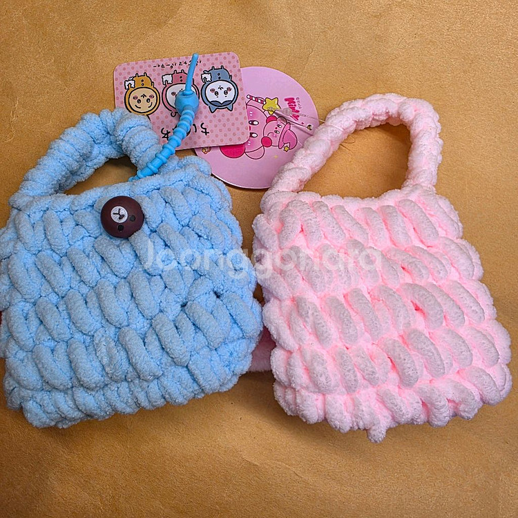 치이카와 하치와레 커비에어팟 파우치 주머니 새상품.--1